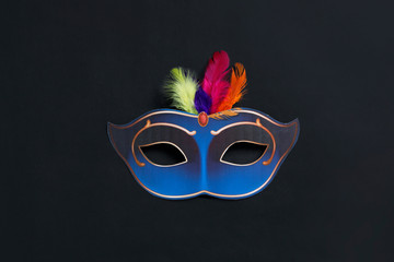 Carnival festival, Carnival mask on dark background 