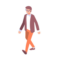 walking man  isometric vector