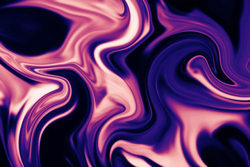 Abstract background of colorful liquid liner. Abstract texture of liquid acrylic.
