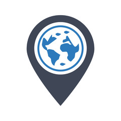Global location icon