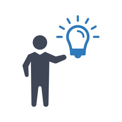 Business creative solution icon