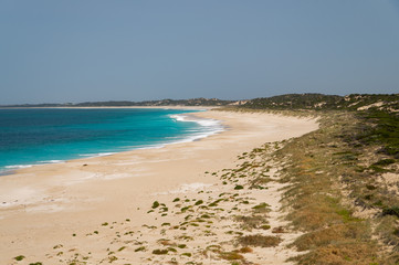 Pristine beaches and the rugged coastline of Yorke Peninsula, located west of Adelaide in South Australia