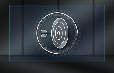 Fototapeta premium Concept of goal