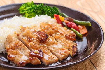 豚ロース肉ライス