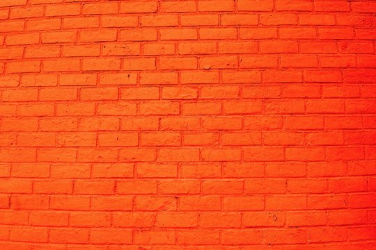 Red  brick wall in New York