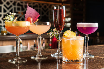 mexican cocktail in the bar