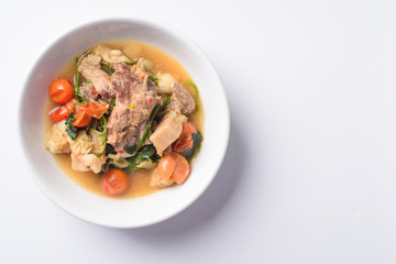 Kaeng Khanun-on (Curry Young Jackfruit), Northern Thai local food
