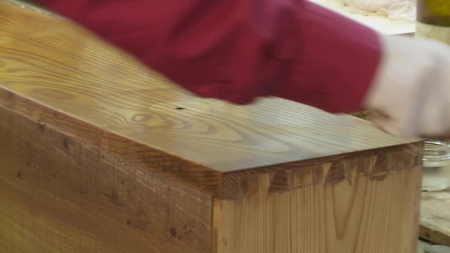 Schellackpolitur