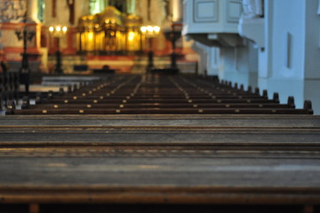 Seats in the church