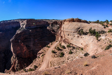 Mountaitns and Red Stones of the Canyonlands National Park, USA