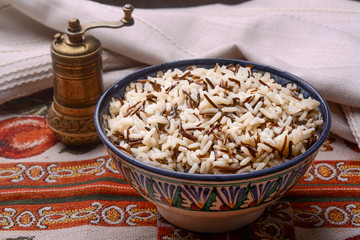 different rice for the restaurant menu