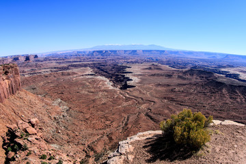 Fototapeta na wymiar Looking over the Green River from Island in the Sky, Canyonlands National Park, USA