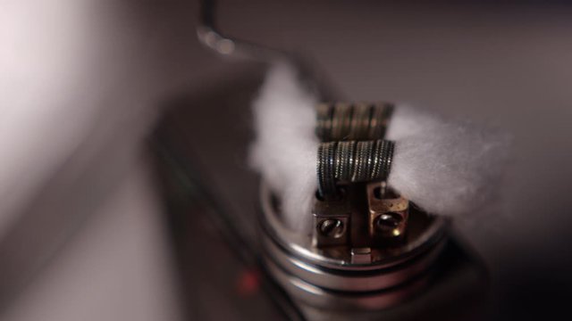 Vape Macro, Coil Change In Rda Atomizer For Vaping , E-Cigarette