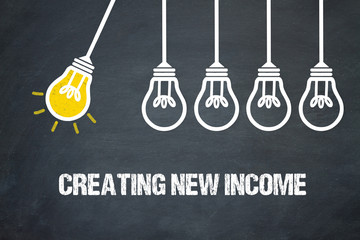 Fototapeta premium Creating New Income 