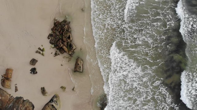 stone in water - the spirit of water - waves