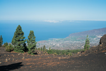 Majestic landscape on La Palma, Canary islands
