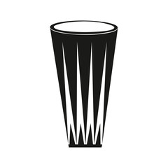 African Djembe Drum glyph icon, music and instrument, sound sign vector graphics, a solid pattern on a white background, eps 10.