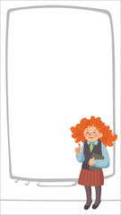 Layout for stories in which the teacher encourages.