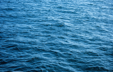 Waves in ocean water surface
