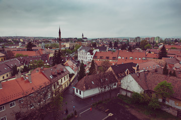 Fototapeta na wymiar Eger city view