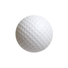 Golf ball isolated on white
