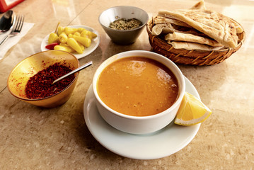 Traditional turkish soup