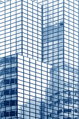 Exterior of modern architecture. Building abstract background