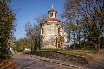 Rotunda of St. Martin in Prague at Vysehrad.