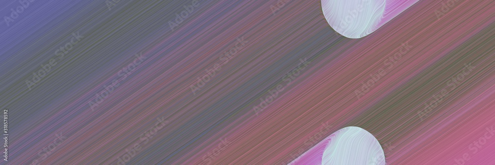 Poster dynamic designed horizontal banner with old lavender, dim gray and light steel blue colors. dynamic curved lines with fluid flowing waves and curves