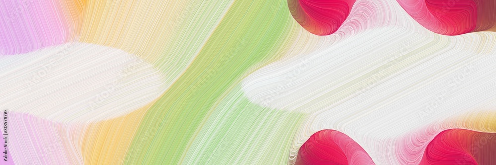Poster modern header design with light gray, antique white and moderate pink colors. dynamic curved lines with fluid flowing waves and curves