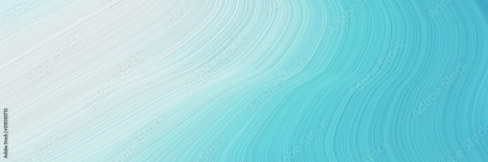 Aufkleber moving designed horizontal header with lavender, medium turquoise and sky blue colors. dynamic curve