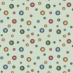 Pattern with watercolor elements