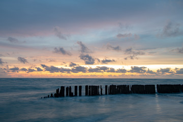 pier at sunset