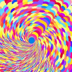 abstract background with colorful swirl