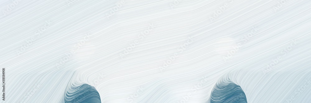 Fototapete artistic designed horizontal header with lavender, blue chill and dark gray colors. dynamic curved l