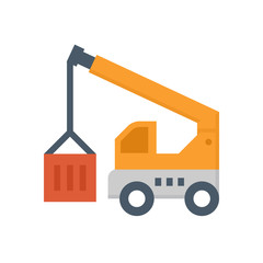 mobile crane icon