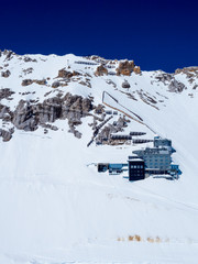 The Schneefernerhaus is a former hotel in the Alps, that is now used as an environmental research...