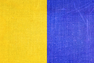 two colors texture. colored old fabric. background