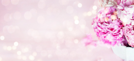 Spring composition, bird case with flowers