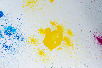 Abstract colorful watercolor for background