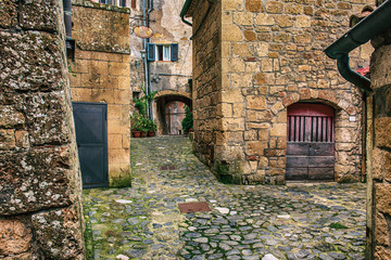 Sorano city street