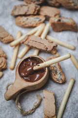 delicious mouth-watering sweets on the table
