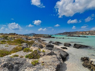 Elafonisi Beach Crete Greece view