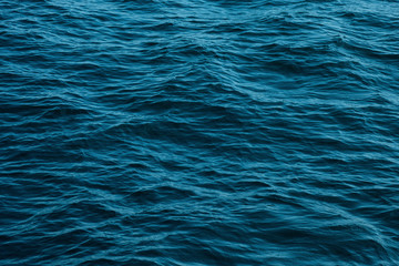 ocean wave high angle view blue water background