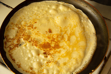 pancake in a pan