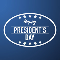 happy president's day poster banner template vector