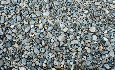 pebble sea stones top view