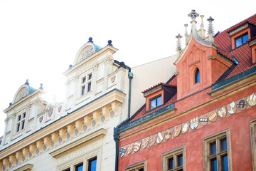 Fototapeta na wymiar Traditional czech architecture.