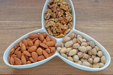 assorted healthy and delicious nuts