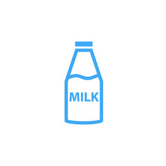 Bottle of milk icon. Clipart image isolated on white background